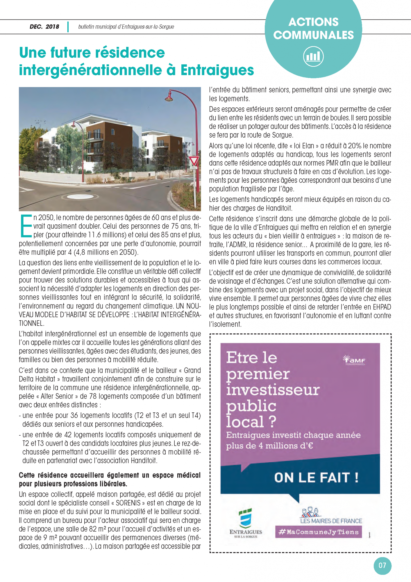Décembre 2018 : Présentation du projet